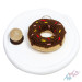 🍩 جاسوئیچی و آویز فانتزی طرح دونات – شیرین، نرم و ترند!
