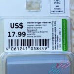 گوشواره میخی قلبی فول نگین دار نقره - Image 3