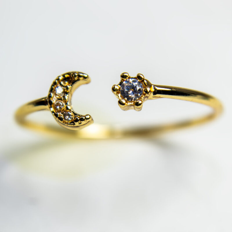 پک سه‌تایی انگشتر طلایی زنانه برند I am - Image 4