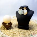گوشواره دایره صدفی بزرگ
