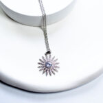 گردنبند خورشید نگین دار - Image 3