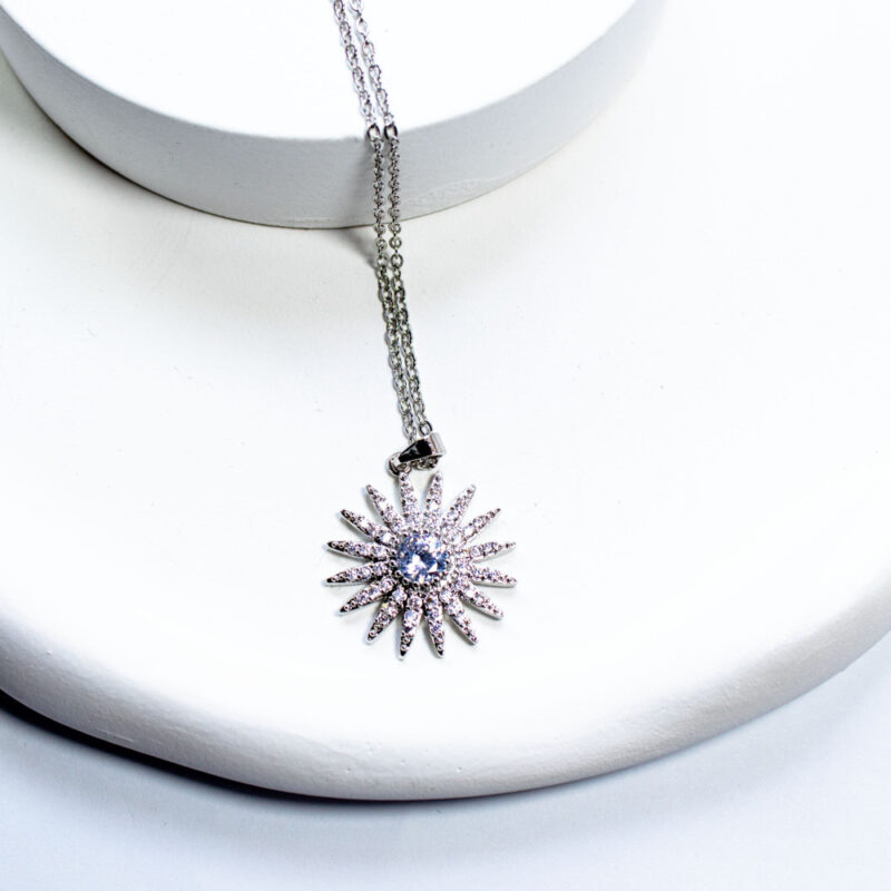 گردنبند خورشید نگین دار - Image 3