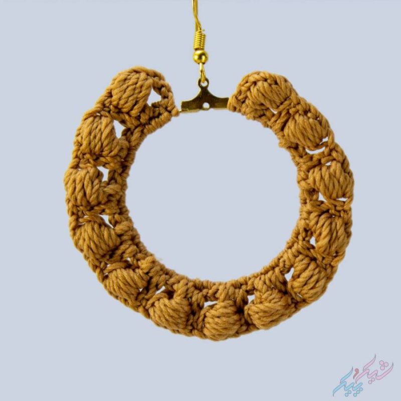 گوشواره قلاب بافی مدل مهسان - تصویر 4