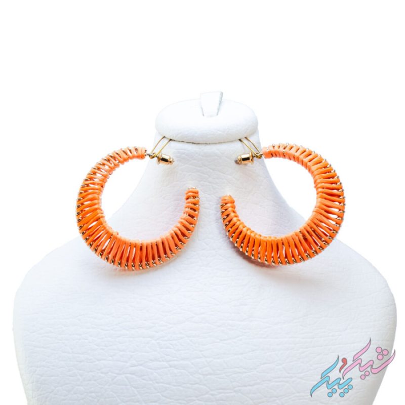 گوشواره هلالی مدل حصیری تابستانی - تصویر 2