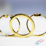 پک سه‌تایی انگشتر طلایی زنانه برند I am - Image 2