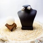 گوشواره طرح قلب صدفی