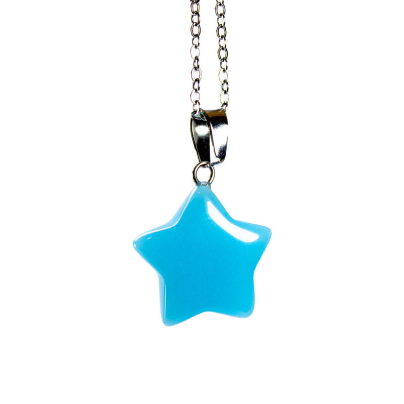 گردنبند استیل ستاره سنگی