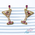 گوشواره میخی طرح جام درخشان - Image 2