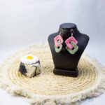 گوشواره قلاب بافی مدل سارین