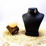 گوشواره حلقه ای نگین دار برند ژوپینگ