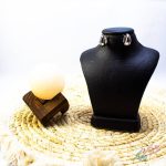 گوشواره حلقه ای نگین دار برند ژوپینگ
