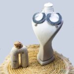 گوشواره قلاب بافی مدل دانه برفی - Image 3