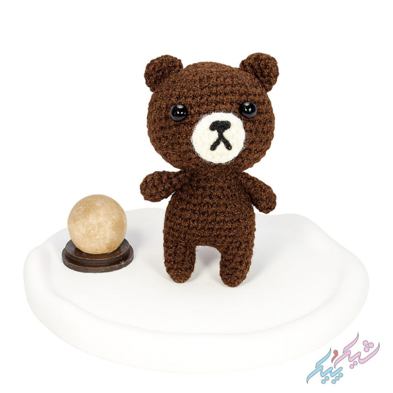 🧸 جاسوئیچی و آویز فانتزی خرس بافتنی – بامزه، خاص و همیشه محبوب! - Image 2