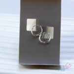 گوشواره حلقه ای نقره - Image 2