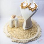 گوشواره قلاب بافی مدل بهارین - Image 3