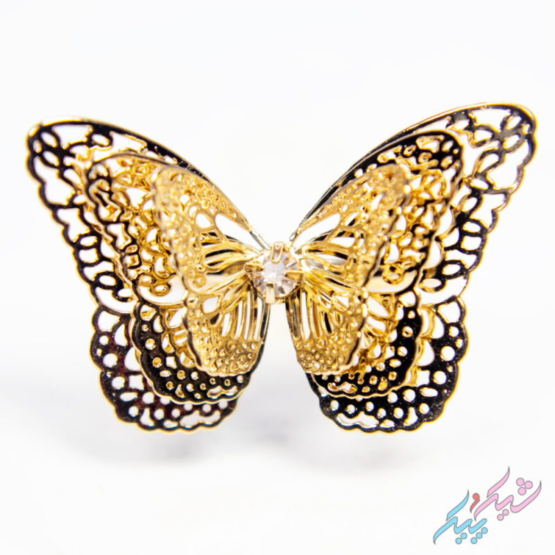 انگشتر سه‌ بعدی پروانه - Image 4