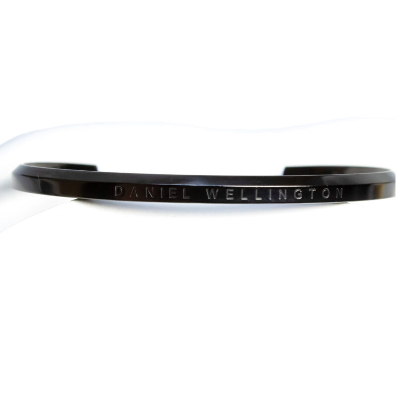 دستبند بنگل دنیل ولینگتون ( DANIEL WELLINGTON ) مشکی با حک - Image 3