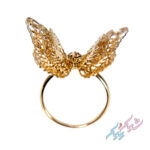 انگشتر سه‌ بعدی پروانه