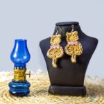گوشواره قلاب بافی مدل گربه ای - Image 2