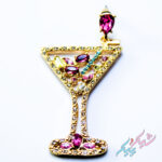 گوشواره میخی طرح جام درخشان