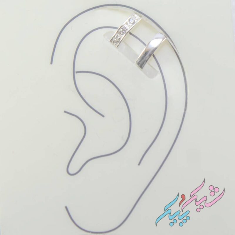 ایرکاف نقره گوش دو لاین - Image 2
