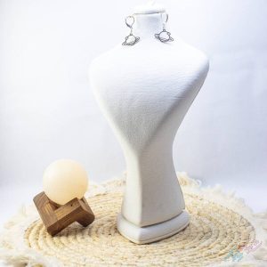 گوشواره استیل طرح سیاره زحل