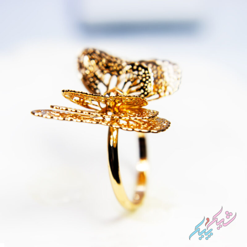 انگشتر سه‌ بعدی پروانه - Image 2