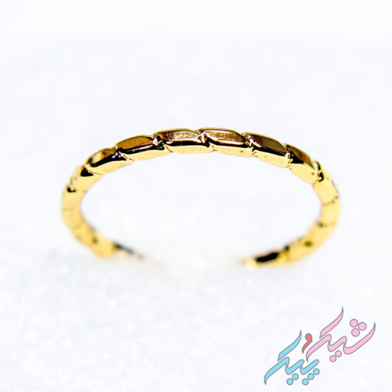 پک ۴ تایی انگشتر طلایی برند I Am سایز M زیرکونیا | روکش طلا - GOLD PLATED - تصویر 6