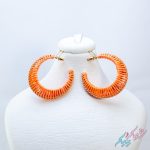 گوشواره هلالی مدل حصیری تابستانی