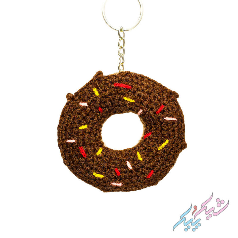 🍩 جاسوئیچی و آویز فانتزی طرح دونات – شیرین، نرم و ترند! - Image 2