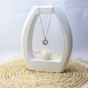گردنبند جواهری مدل رنگین کمان