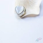 گوشواره طرح قلب صدفی - تصویر 2