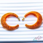 گوشواره هلالی مدل حصیری تابستانی - تصویر 4