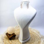 گوشواره دو حلقه نگین دار