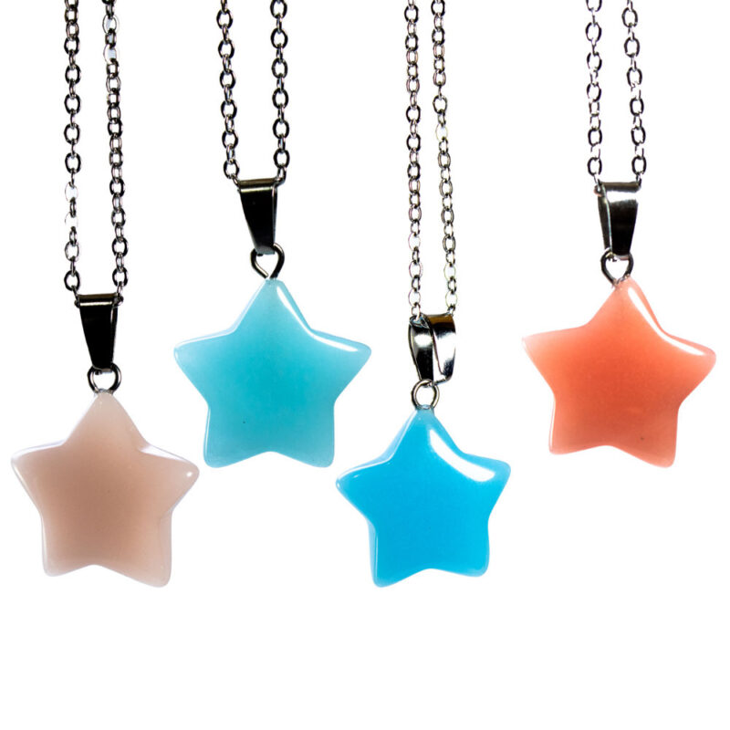 گردنبند استیل ستاره سنگی - Image 7