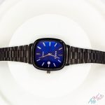 ساعت کاسیو اولد مانی بند مشکی صفحه آبی با تقویم فعال - تصویر 3
