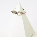 انگشتر فری سایز با طراحی بال‌های فرشته