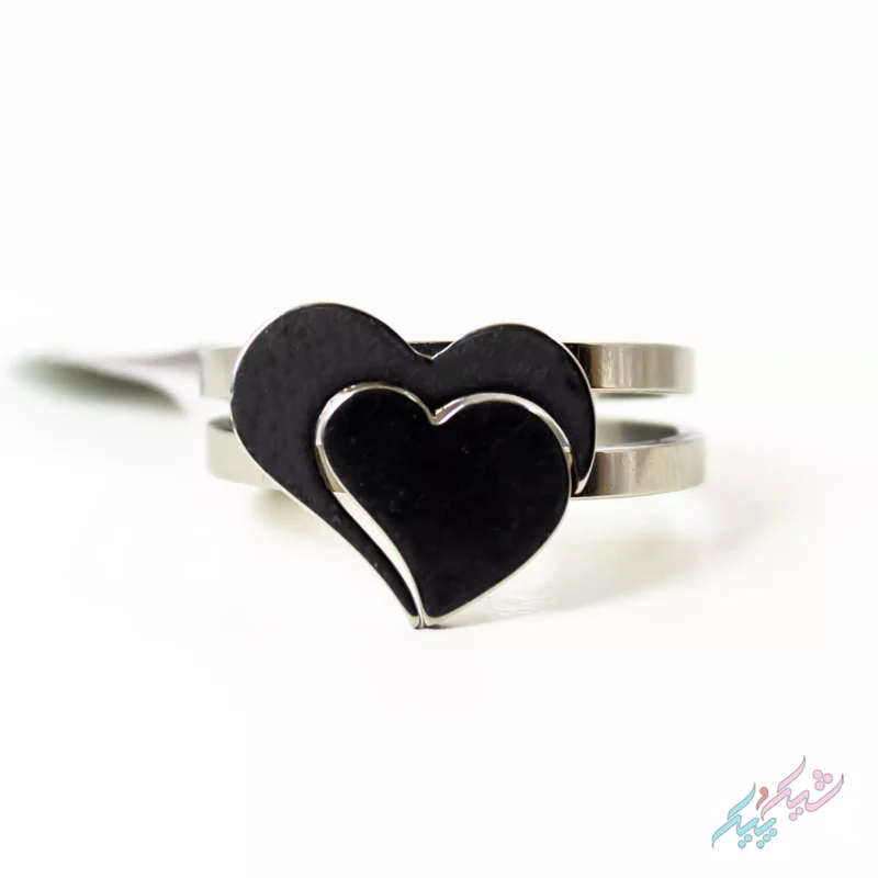 انگشتر کاپلی طرح قلب