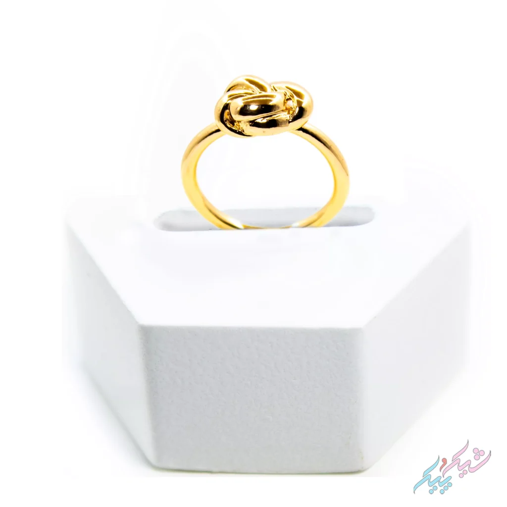 انگشتر بدل گره طلایی ترند