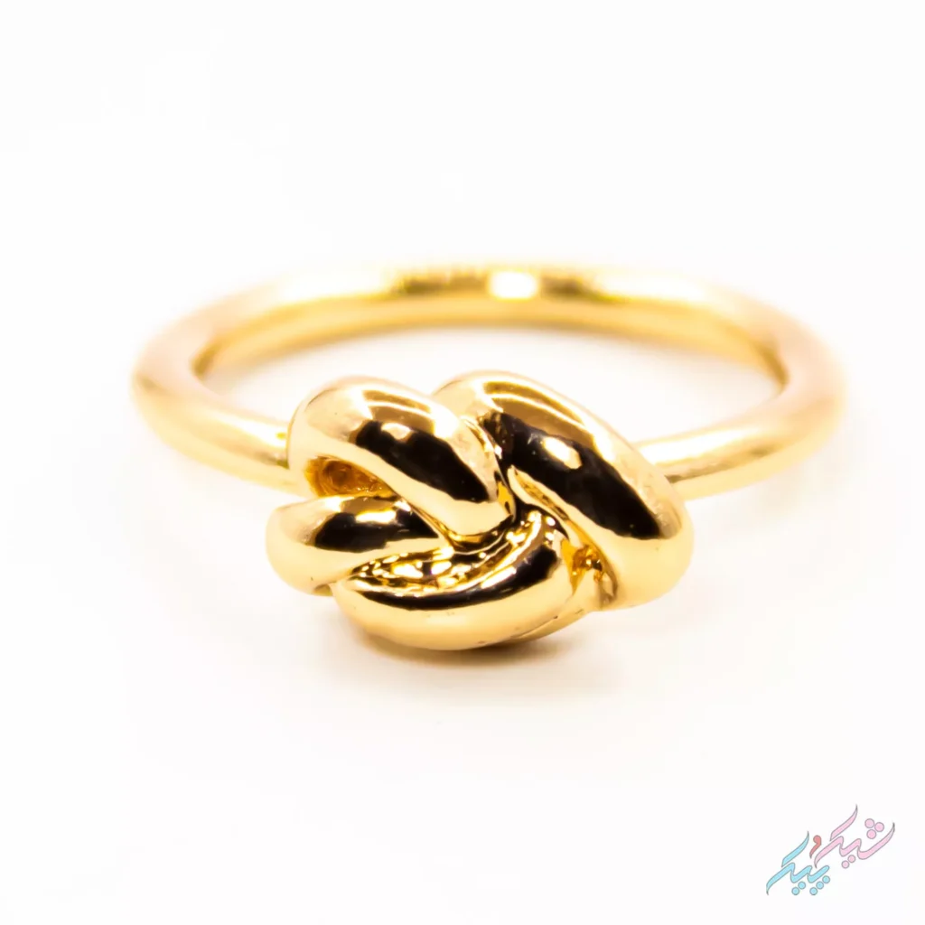 انگشتر بدل گره طلایی ترند