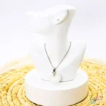 گردنبند فانتزی قلبی سفید