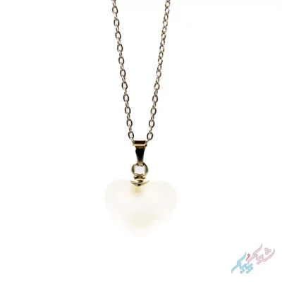 گردنبند فانتزی قلبی سفید