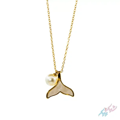 گردنبند دم وال طلایی