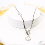 گردنبند ونکلیف نقره ای