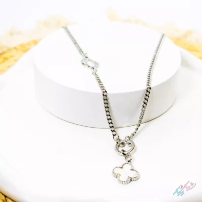 گردنبند ونکلیف نقره ای