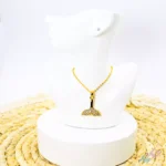 گردنبند دم وال طلایی