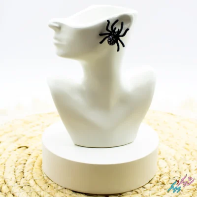 گوشواره طرح عنکبوت برای هالوین