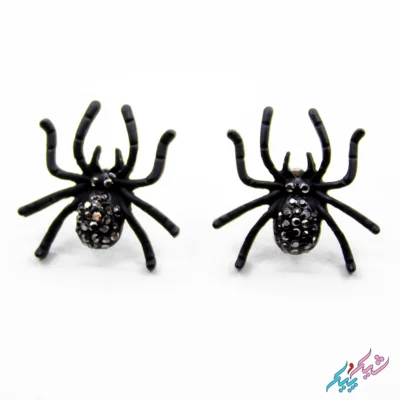 گوشواره طرح عنکبوت برای هالوین