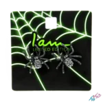 گوشواره طرح عنکبوت برای هالوین