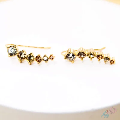 گوشواره طلایی مدل خطی